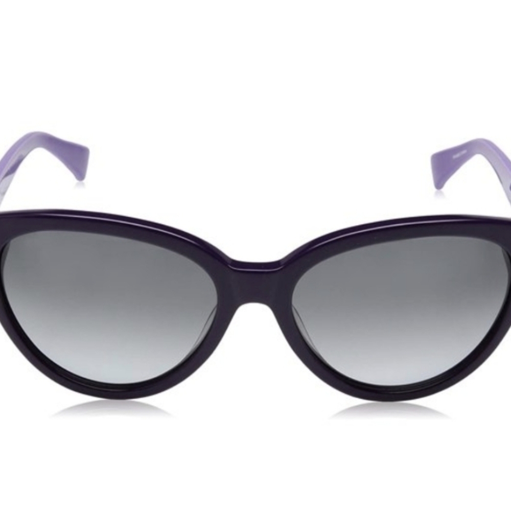 Cole Haan Sunglasses Purple Lavender Gradient Charcoal Gray Polarized UV Lenses - Picture 8 of 10
